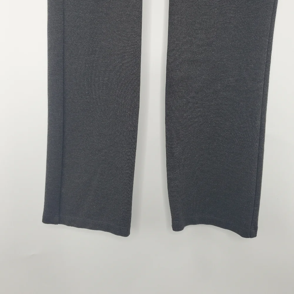 Betabrand Dress Pant Yoga Pants Straight-Leg Classic Charcoal Gray - Picture 3 of 7